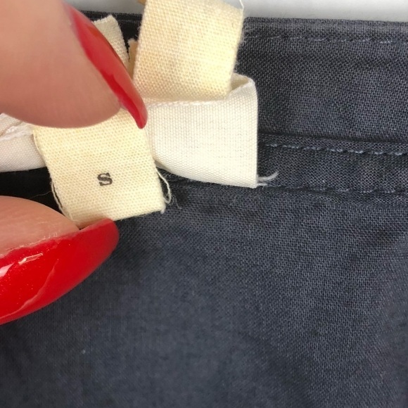 Anthropologie Meadow Rue Anona Gray Blouse​​​​​​​ - Picture 6 of 8